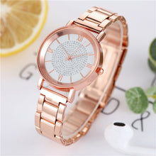 Load image into Gallery viewer, Luxury Diamond Rose Gold Ladies Wrist Watches
