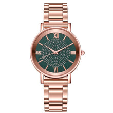 Load image into Gallery viewer, Luxury Diamond Rose Gold Ladies Wrist Watches
