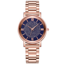 Load image into Gallery viewer, Luxury Diamond Rose Gold Ladies Wrist Watches
