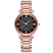 Load image into Gallery viewer, Luxury Diamond Rose Gold Ladies Wrist Watches
