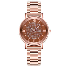 Load image into Gallery viewer, Luxury Diamond Rose Gold Ladies Wrist Watches
