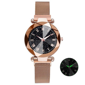 Luxury Starry Sky Stainless Steel Mesh Bracelet Watches