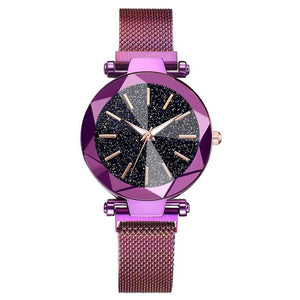 Luxury Starry Sky Stainless Steel Mesh Bracelet Watches