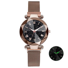 Load image into Gallery viewer, Luxury Starry Sky Stainless Steel Mesh Bracelet Watches
