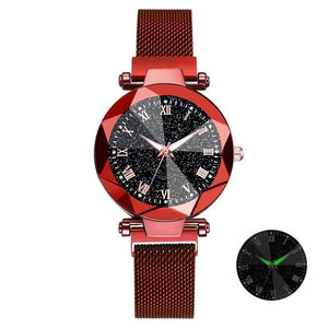 Luxury Starry Sky Stainless Steel Mesh Bracelet Watches