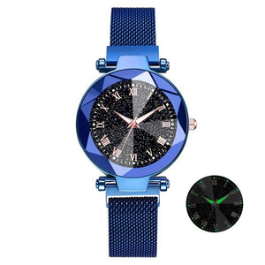 Luxury Starry Sky Stainless Steel Mesh Bracelet Watches