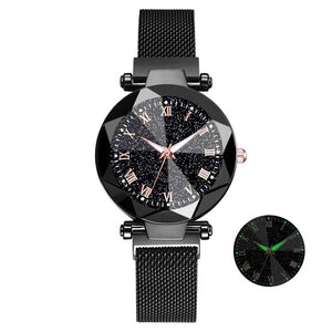 Luxury Starry Sky Stainless Steel Mesh Bracelet Watches