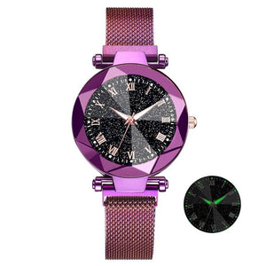 Luxury Starry Sky Stainless Steel Mesh Bracelet Watches